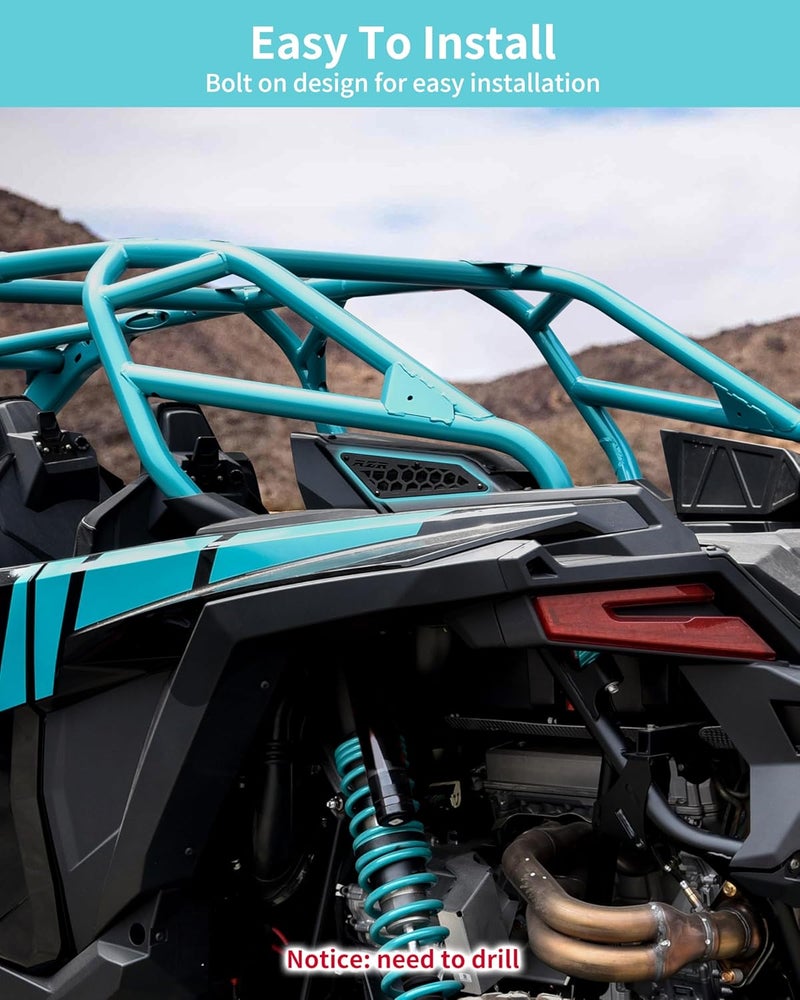 SLORIMOD Aluminum Air Intake Cover Grill for Polaris RZR PRO R 2020-2025/RZR PRO XP 2025 Accessories, Pre-Filter Metal Mesh Engine Side Vent Black Inlet Protection Cover Bezel Kit(2PCS) - Image 5
